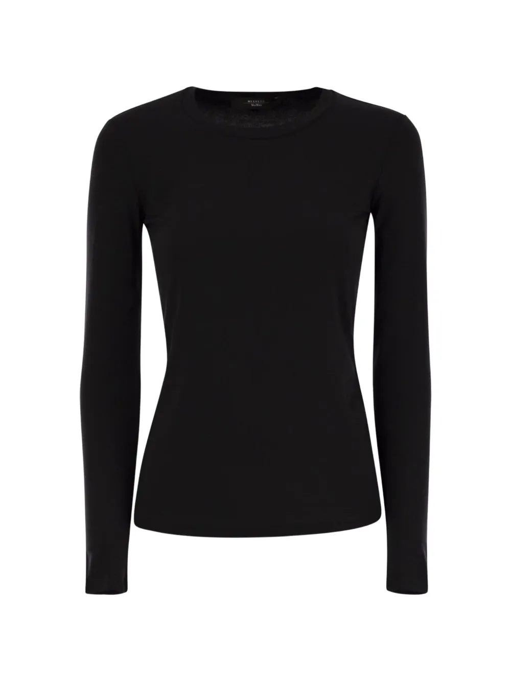 Weekend Max Mara long-sleeve crewneck sweater - Nero