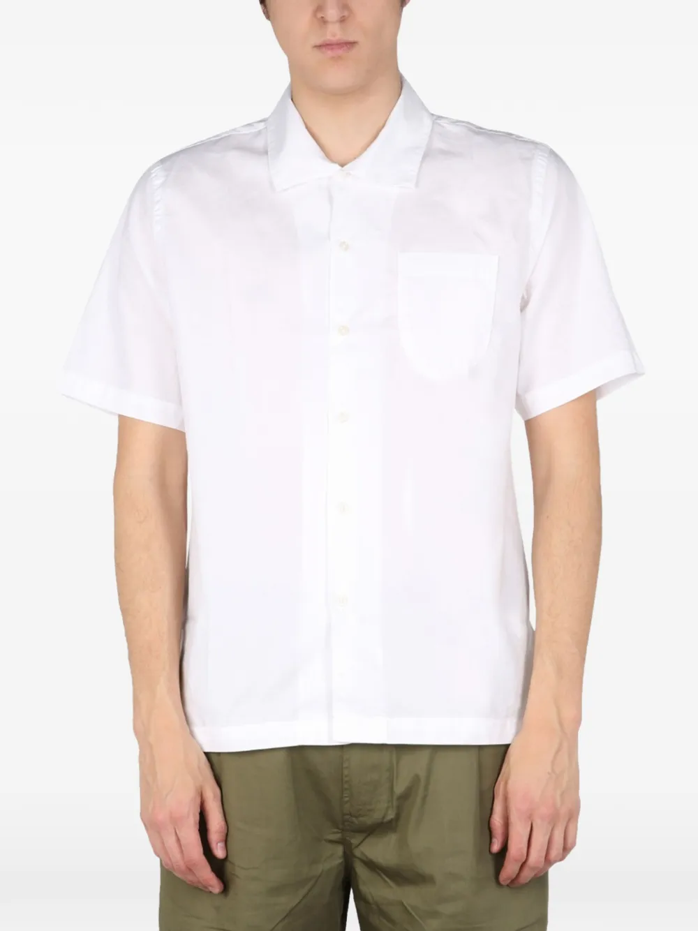 Universal Works short-sleeve shirt - Bianco