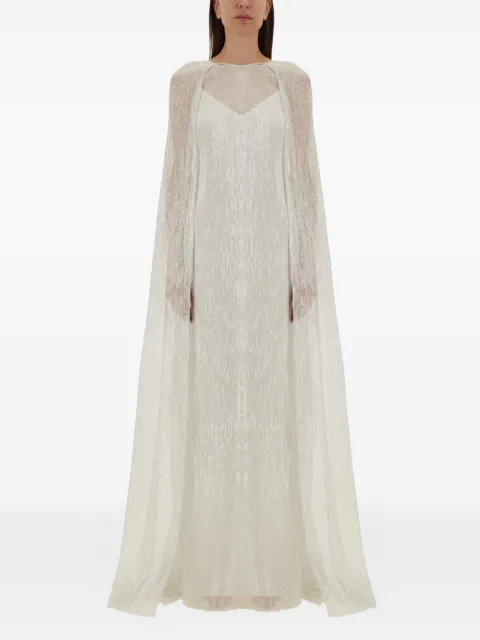 Max Mara vestido de novia estilo capa