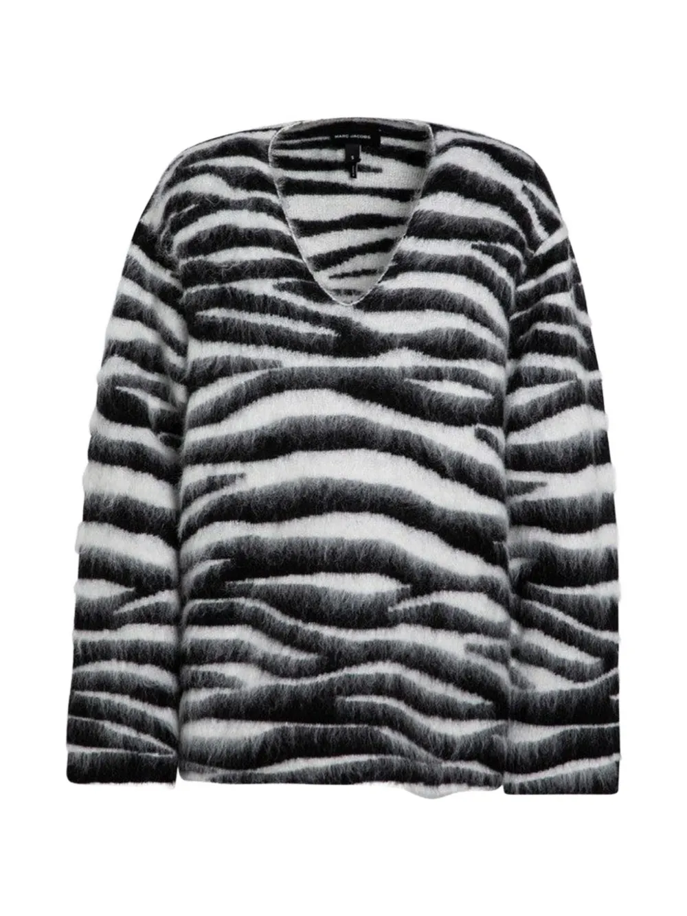 Marc Jacobs zebra-patterned jumper - Bianco