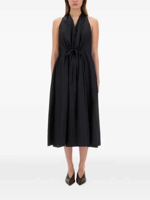ASPESI halterneck poplin dress