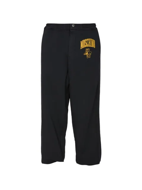 Moschino logo-print cotton track pants 