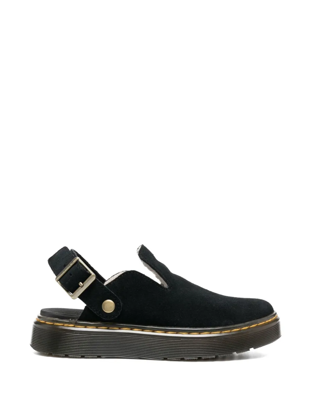 Dr Martens buckle-strap mules - Nero