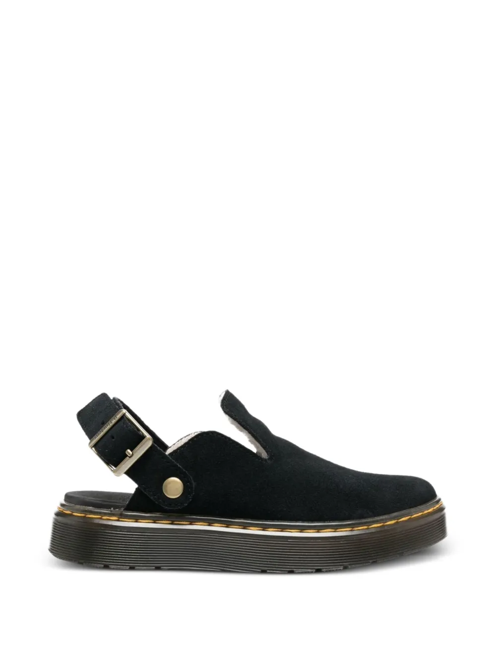 Dr Martens buckle-strap mules - Nero