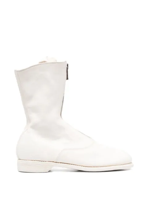 Guidi front-zip ankle boots