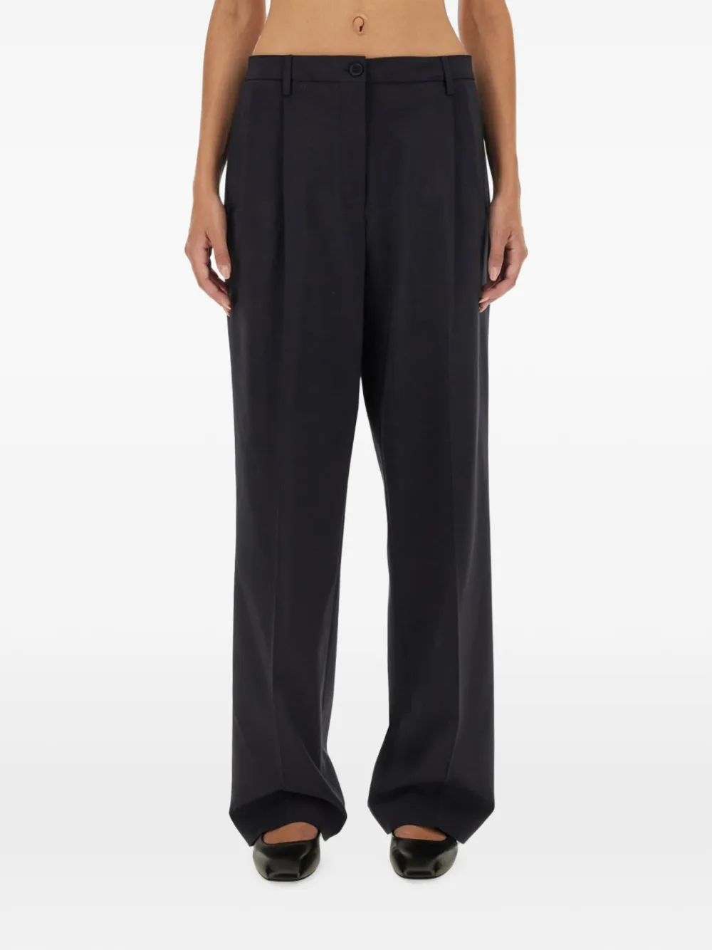 ASPESI pleated straight-leg trousers