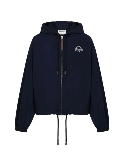 Moschino zip-up bomber jacket