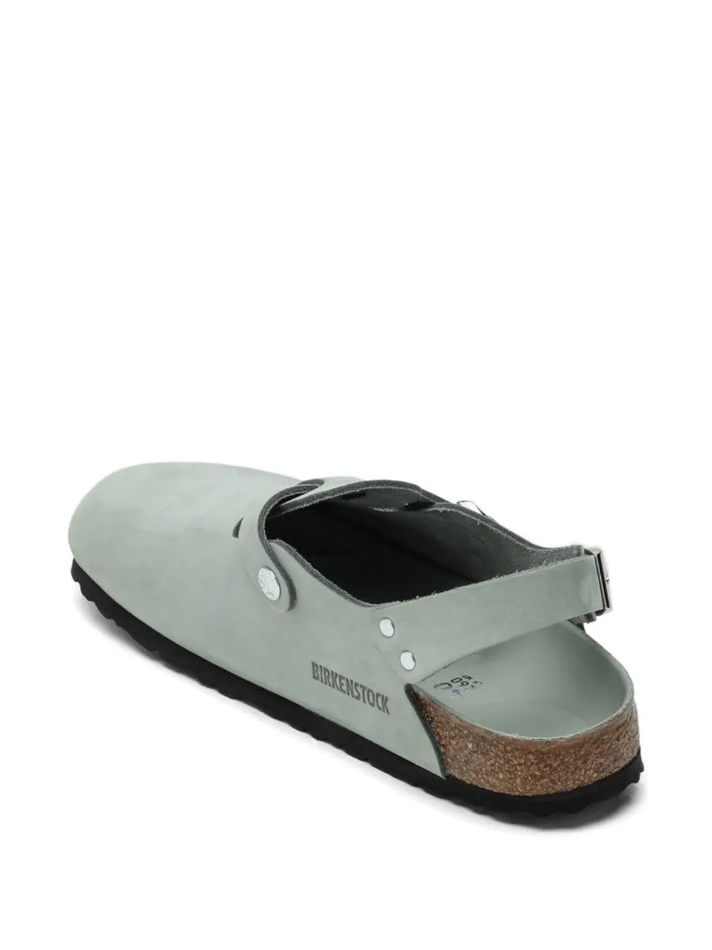 Birkenstock Tokyo suède klompen Groen