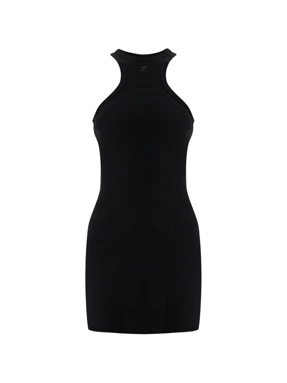 Courrèges racerback mini dress - Nero