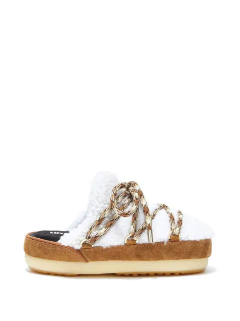 Moon Boot shearling mules