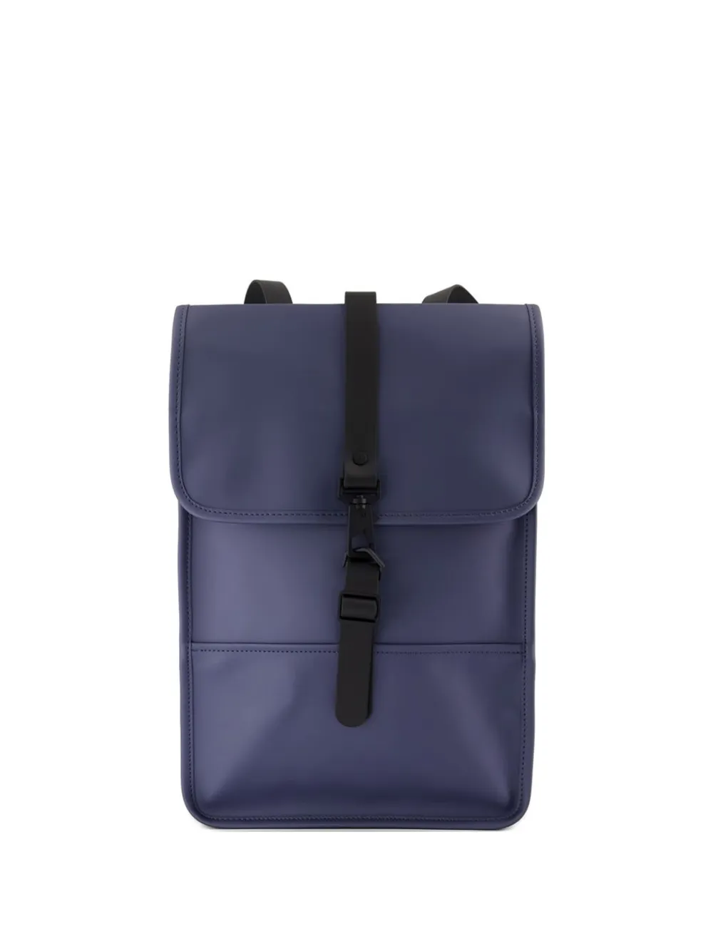 Rains Buckle Strap Backpack In Blue