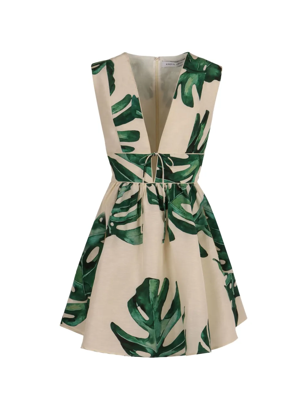 Raquel Diniz V-neck floral print dress - Toni neutri