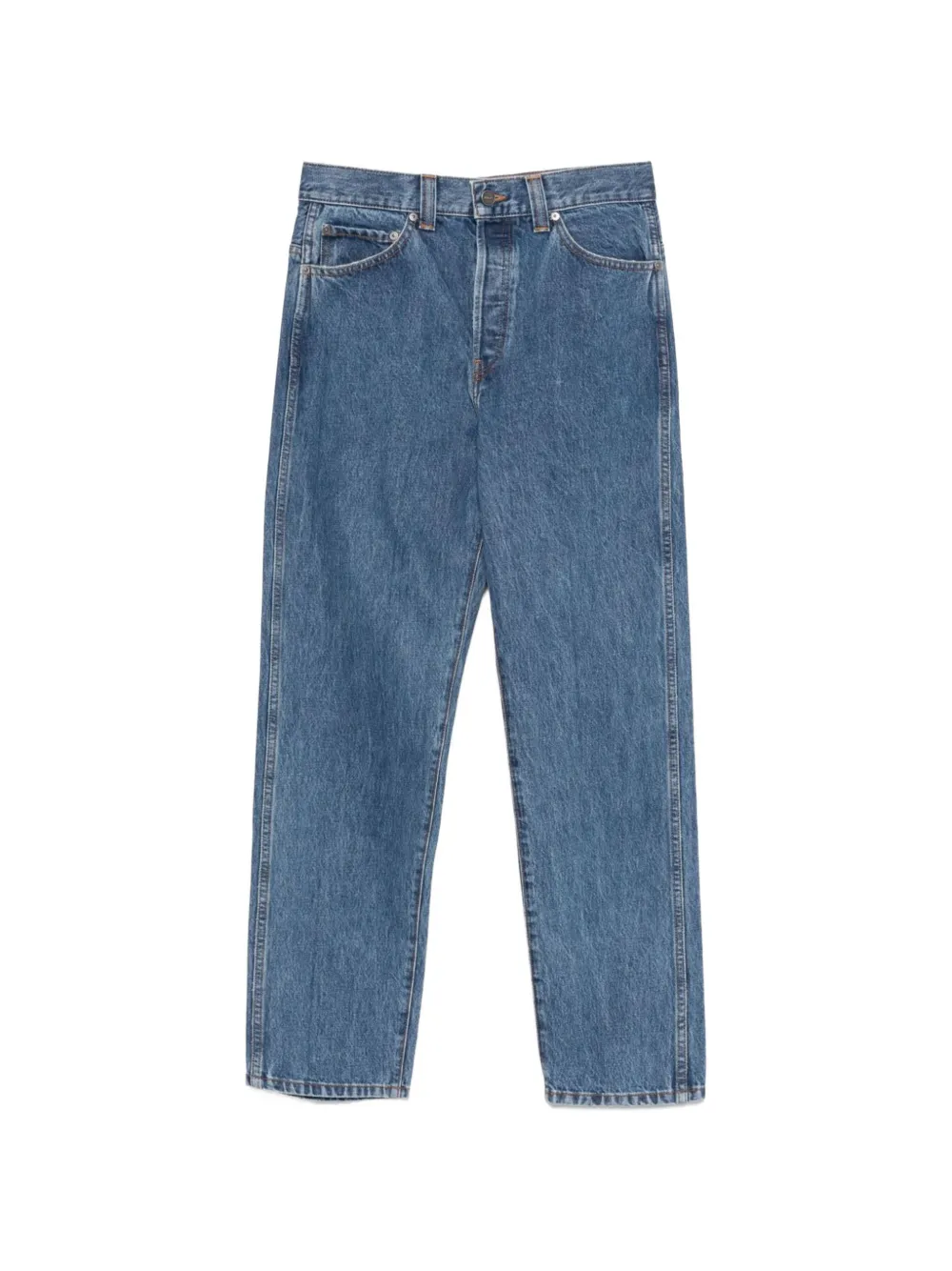 KHAITE Corben belt-loop jeans - Blau