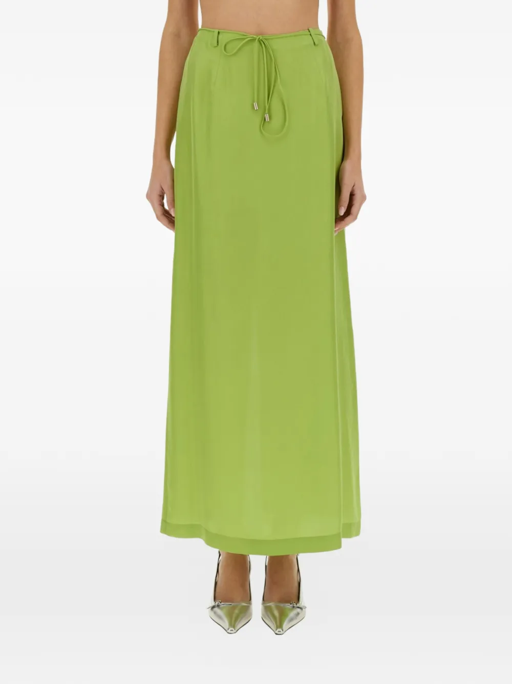Alysi drawstring skirt - Verde