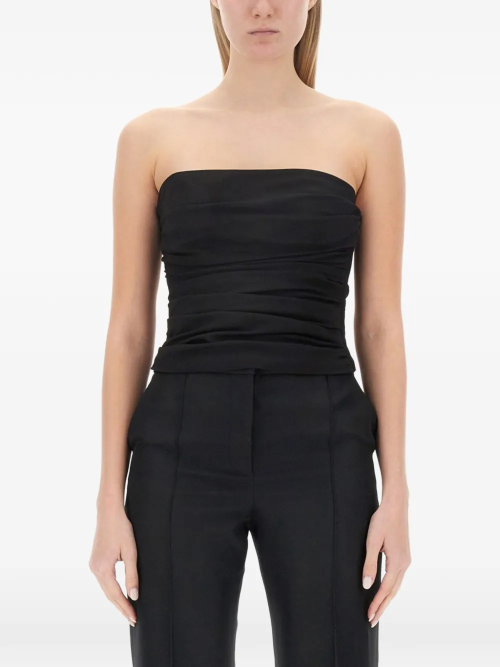 MOSCHINO JEANS draped top - Nero