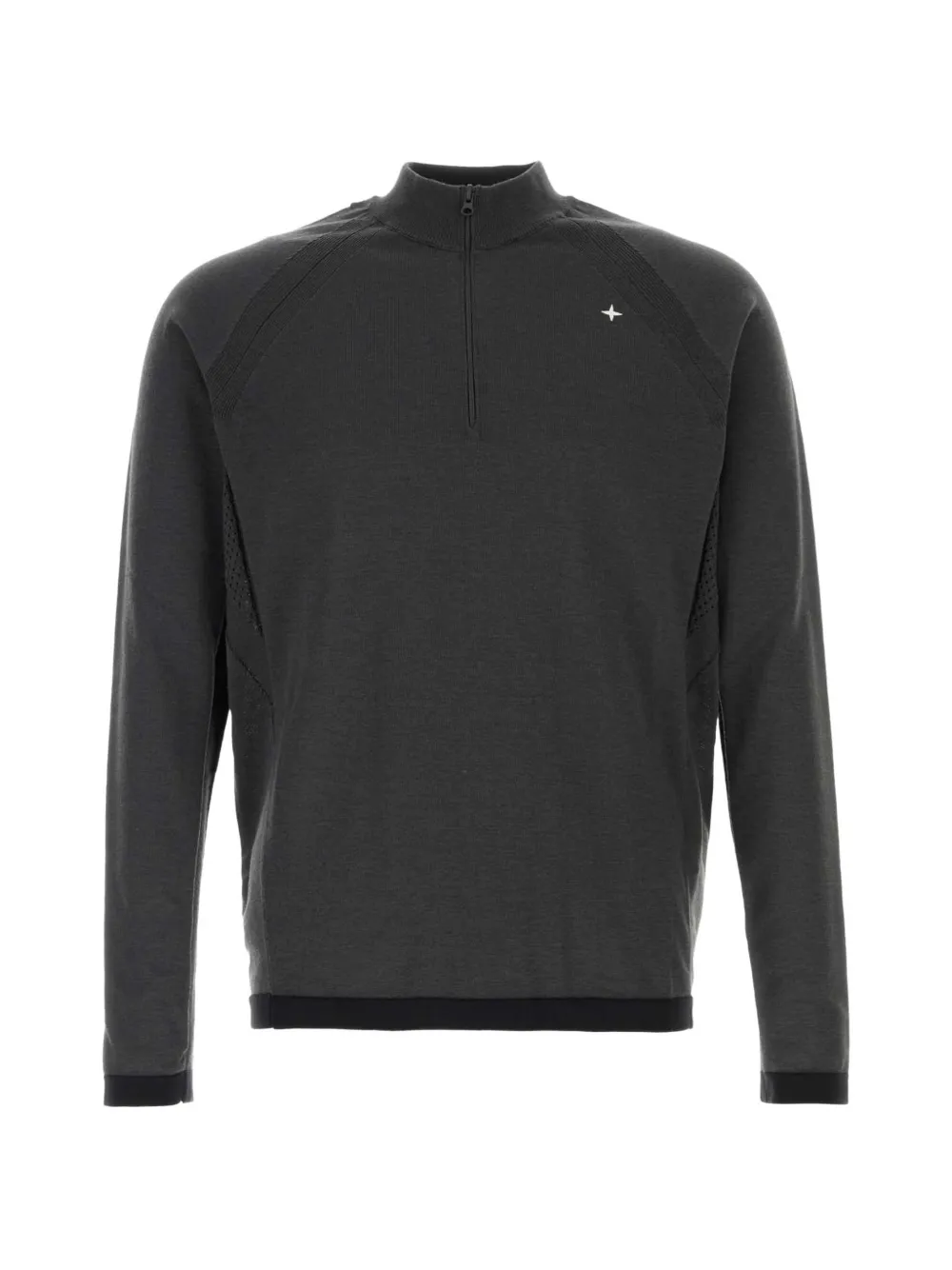 Stone Island raglan-sleeve zipped sweatshirt