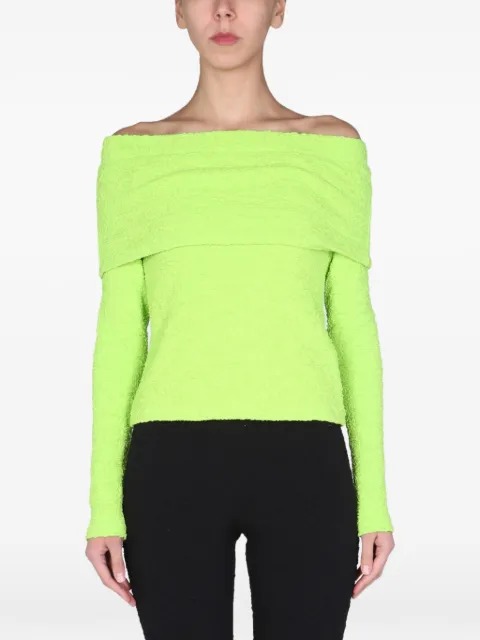 MSGM boat-neck top
