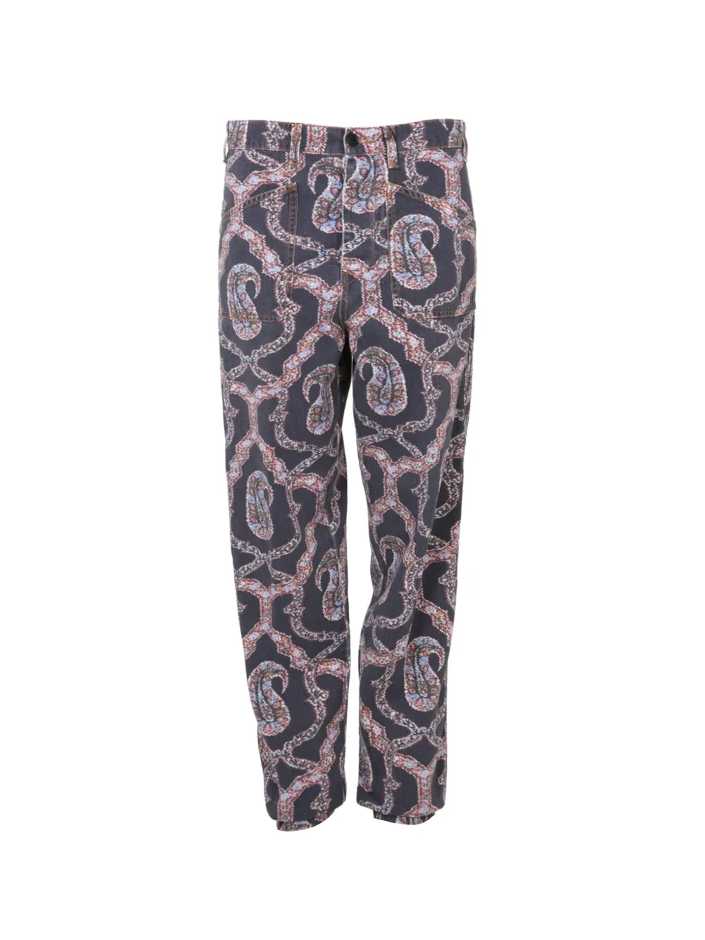 ETRO paisley-pattern trousers - Blu