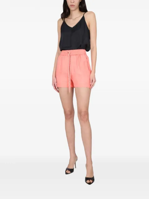Alysi drawstring twill shorts