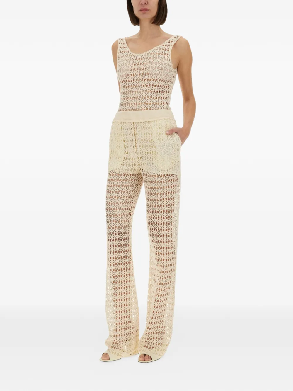 Alysi Macramé body Beige