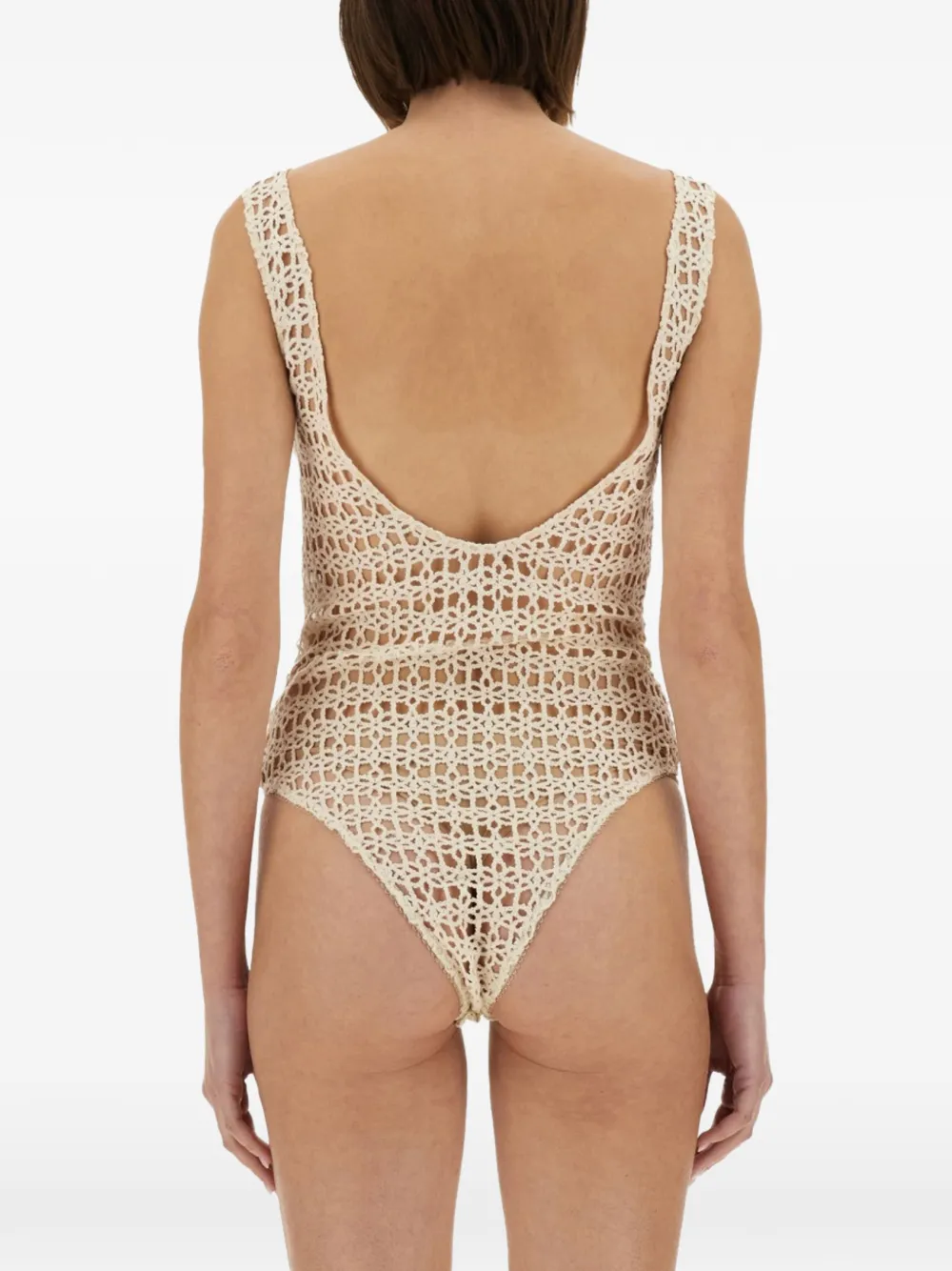 Alysi Macramé body Beige