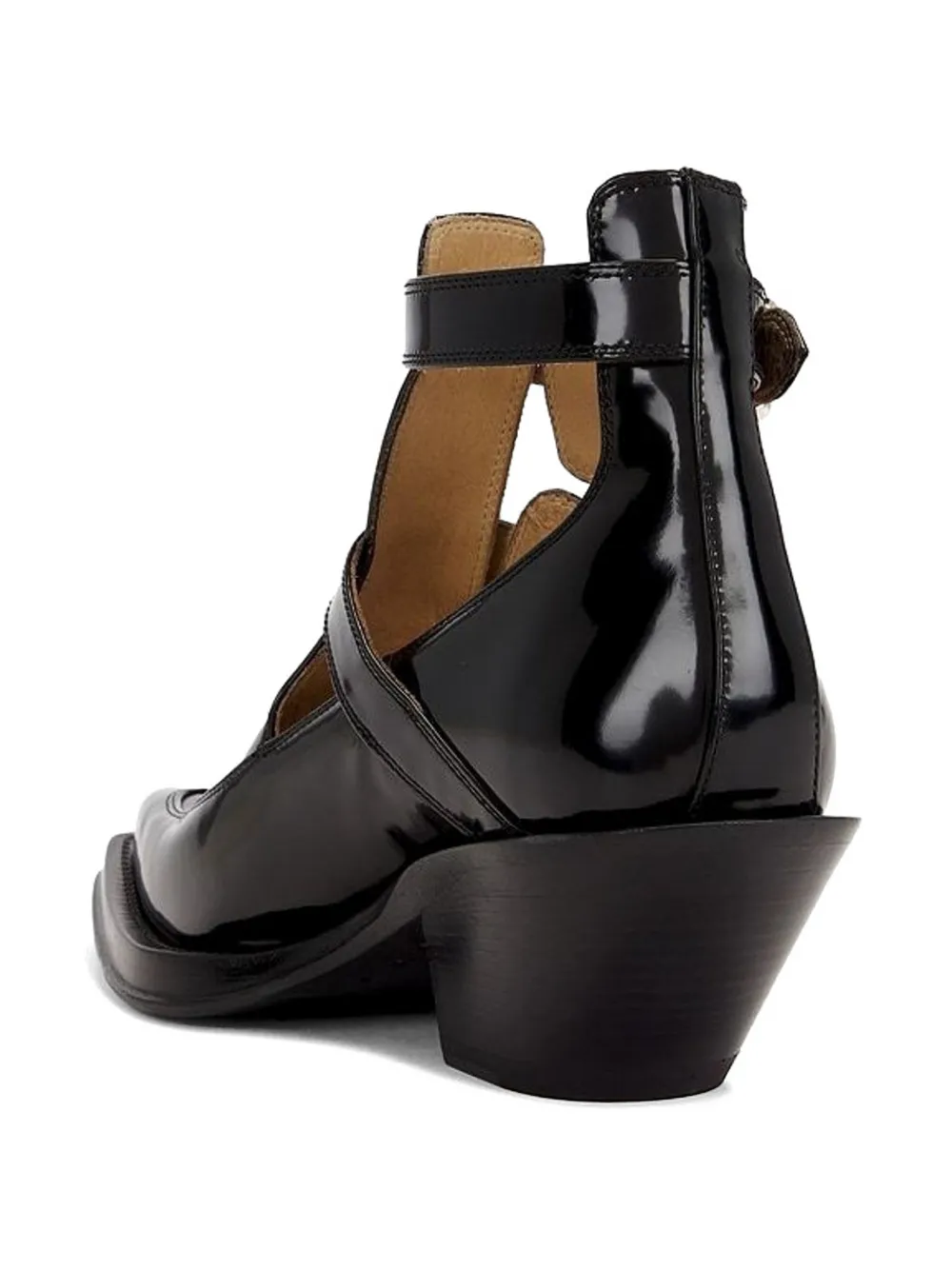 Gabriela Hearst Straps Boots in Black, view 3