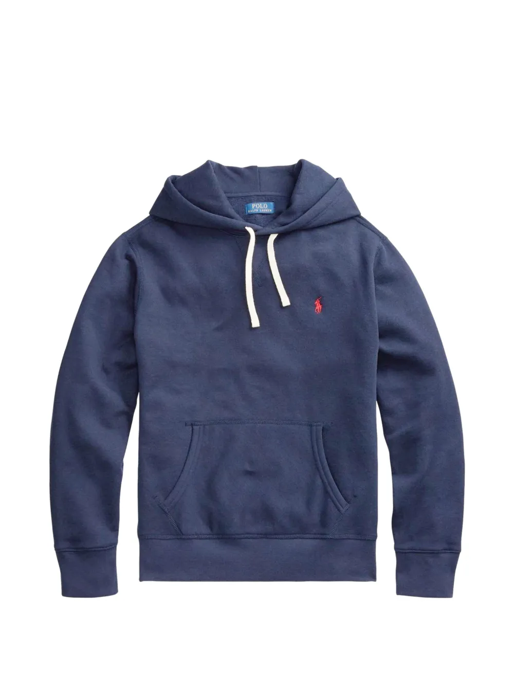 Polo Ralph Lauren logo-embroidered hoodie - Blau