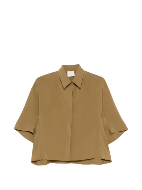 Alysi short-sleeve buttoned shirt