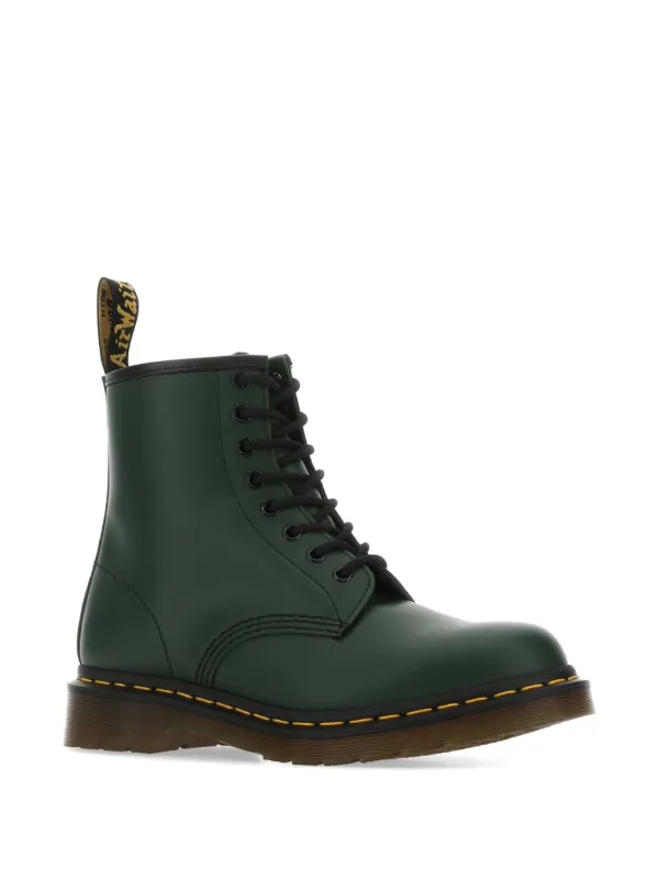 Dr. Martens Leather Boots | Green | FARFETCH