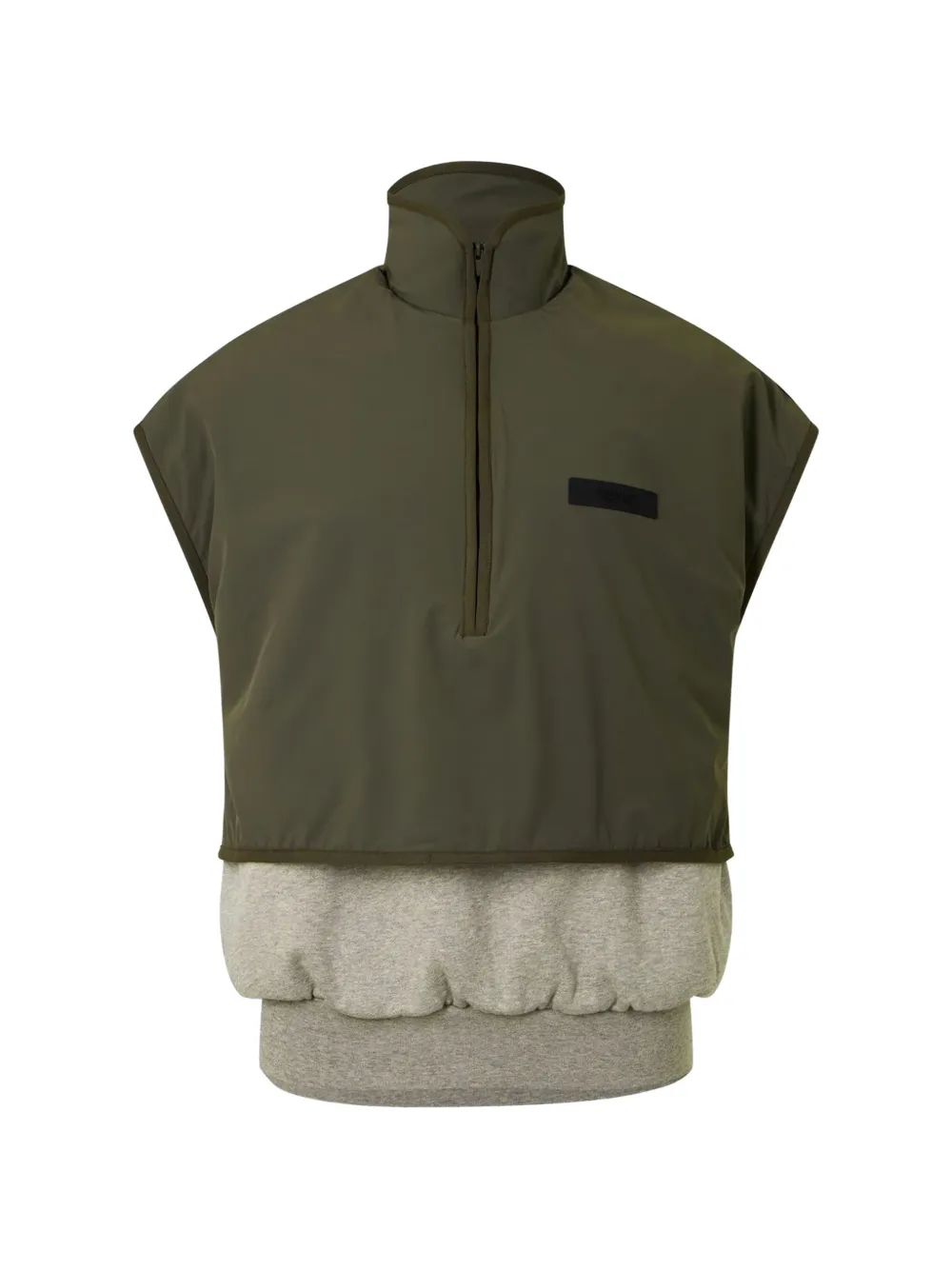 Fear Of God mock-neck fleece vest - Verde