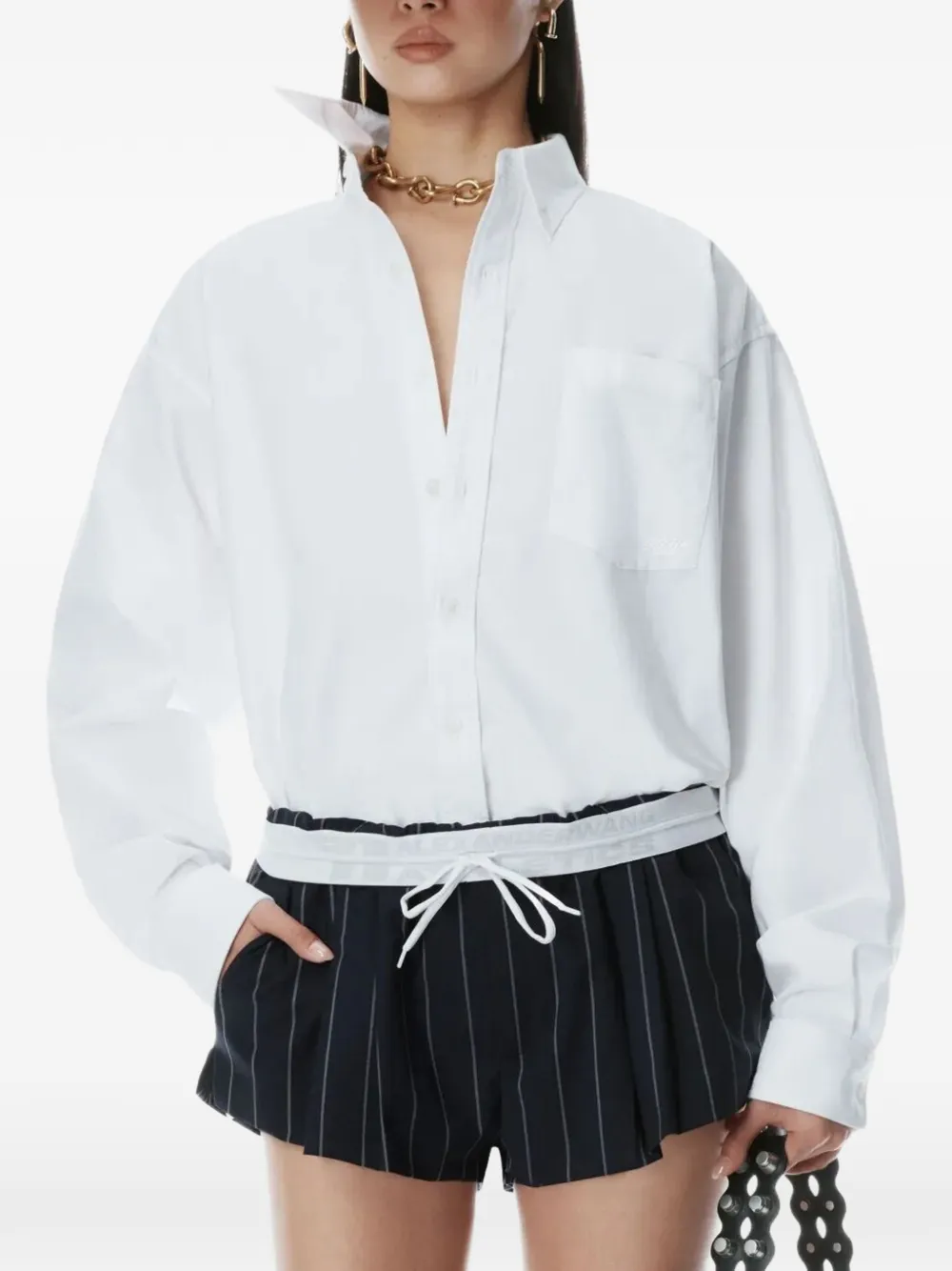 Alexander Wang Oversized blouse Wit
