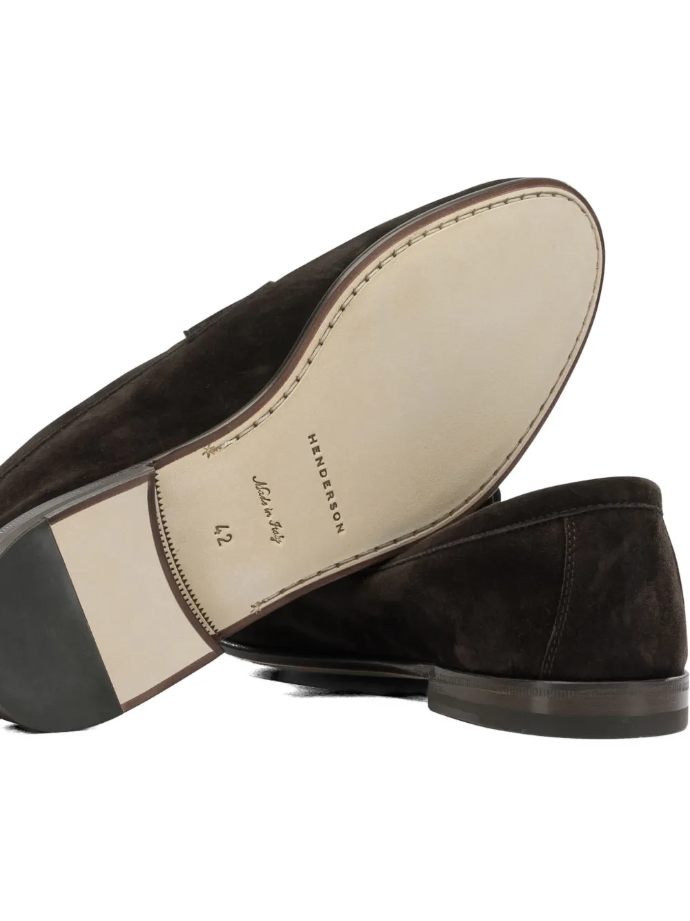 Henderson Baracco Suède loafers Bruin