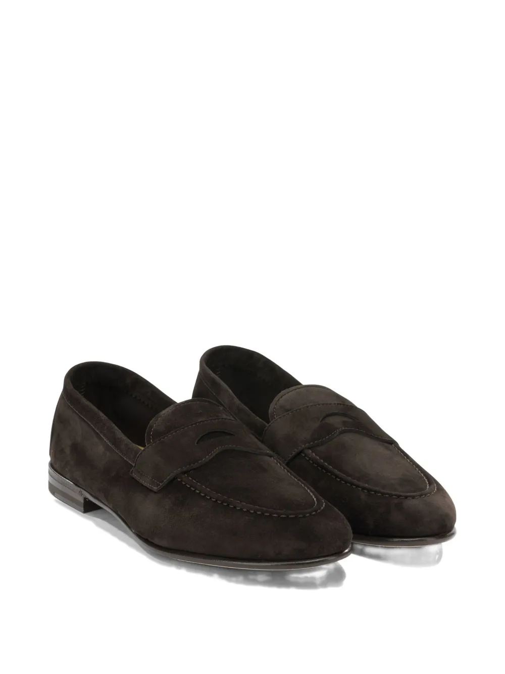 Henderson Baracco Suède loafers Bruin