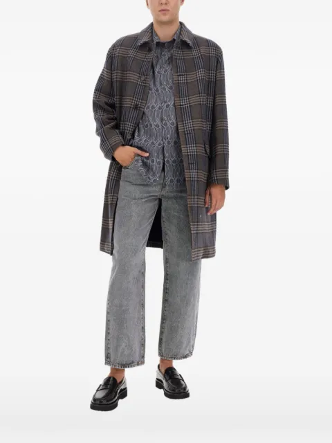 ETRO plaid-pattern coat