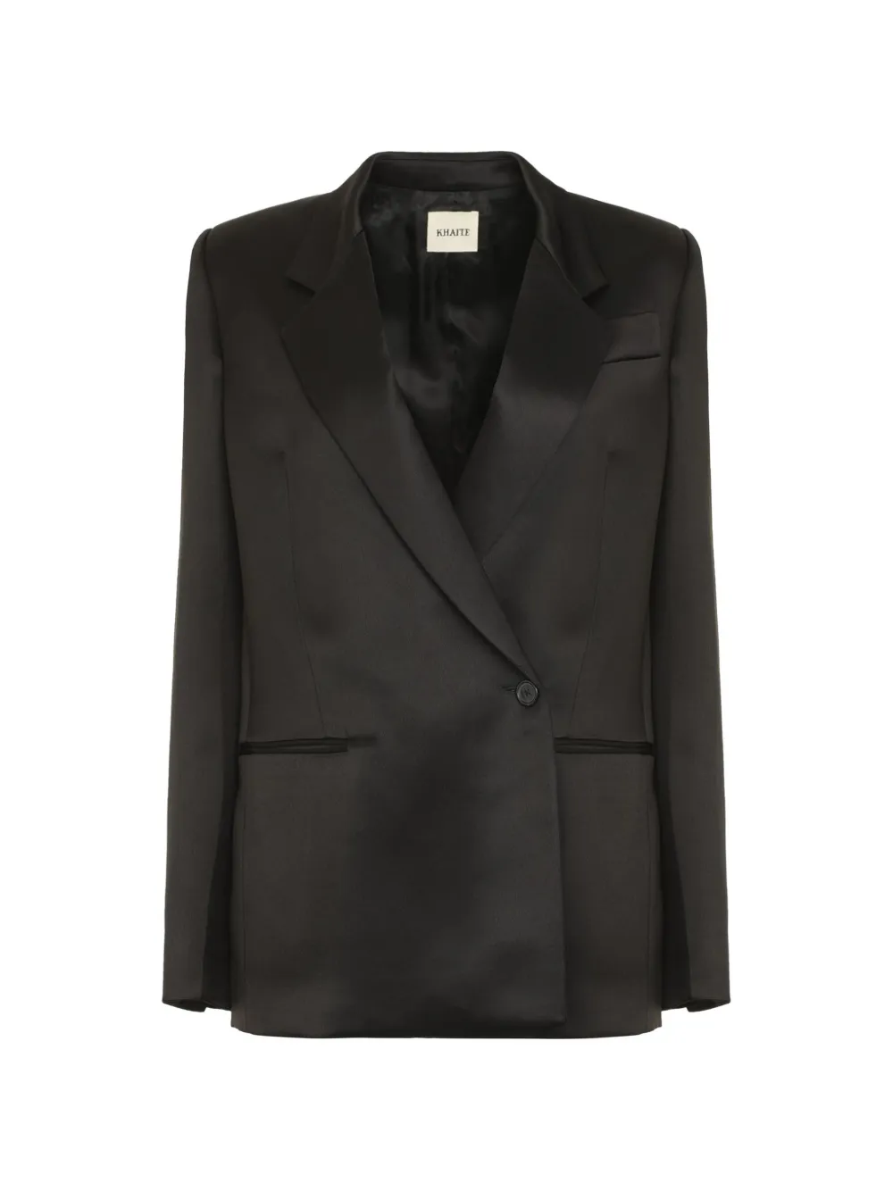KHAITE Willow double-breasted blazer - Nero