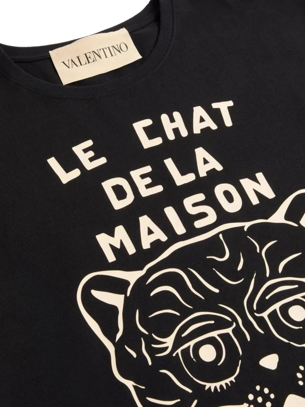Valentino Garavani ル シャ デ ラ メゾン Tシャツ | ブラック