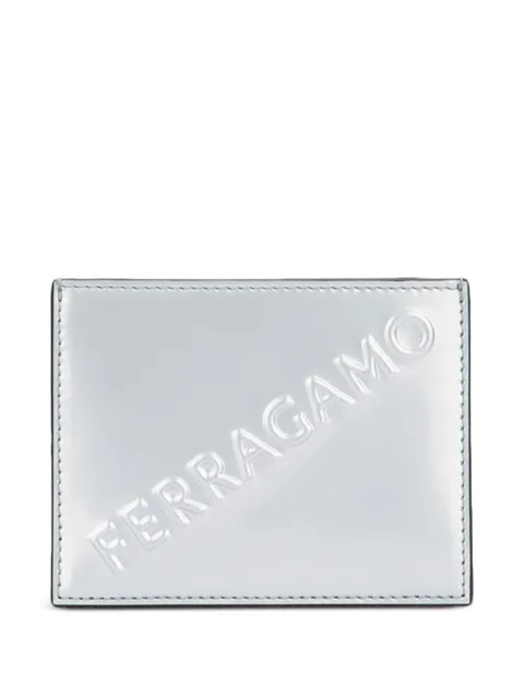 Ferragamo embossed card holder