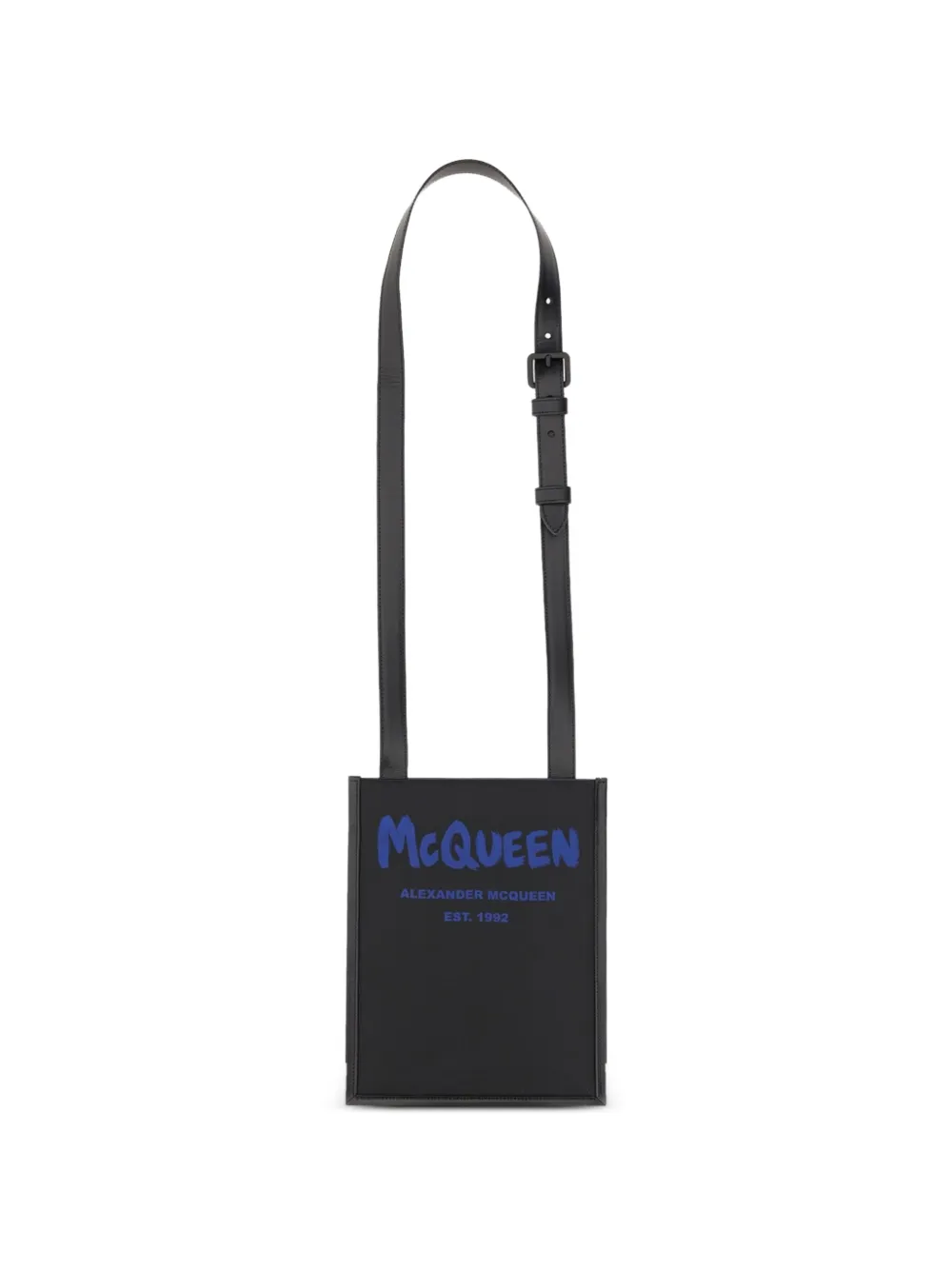 Alexander McQueen logo-detail smartphone bag - Nero