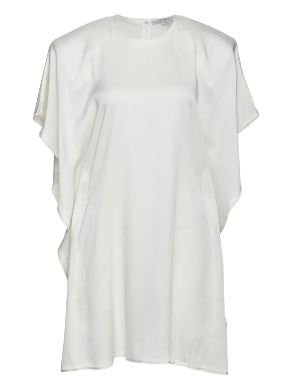 Stella McCartney WHITE SATIN MINI DRESS