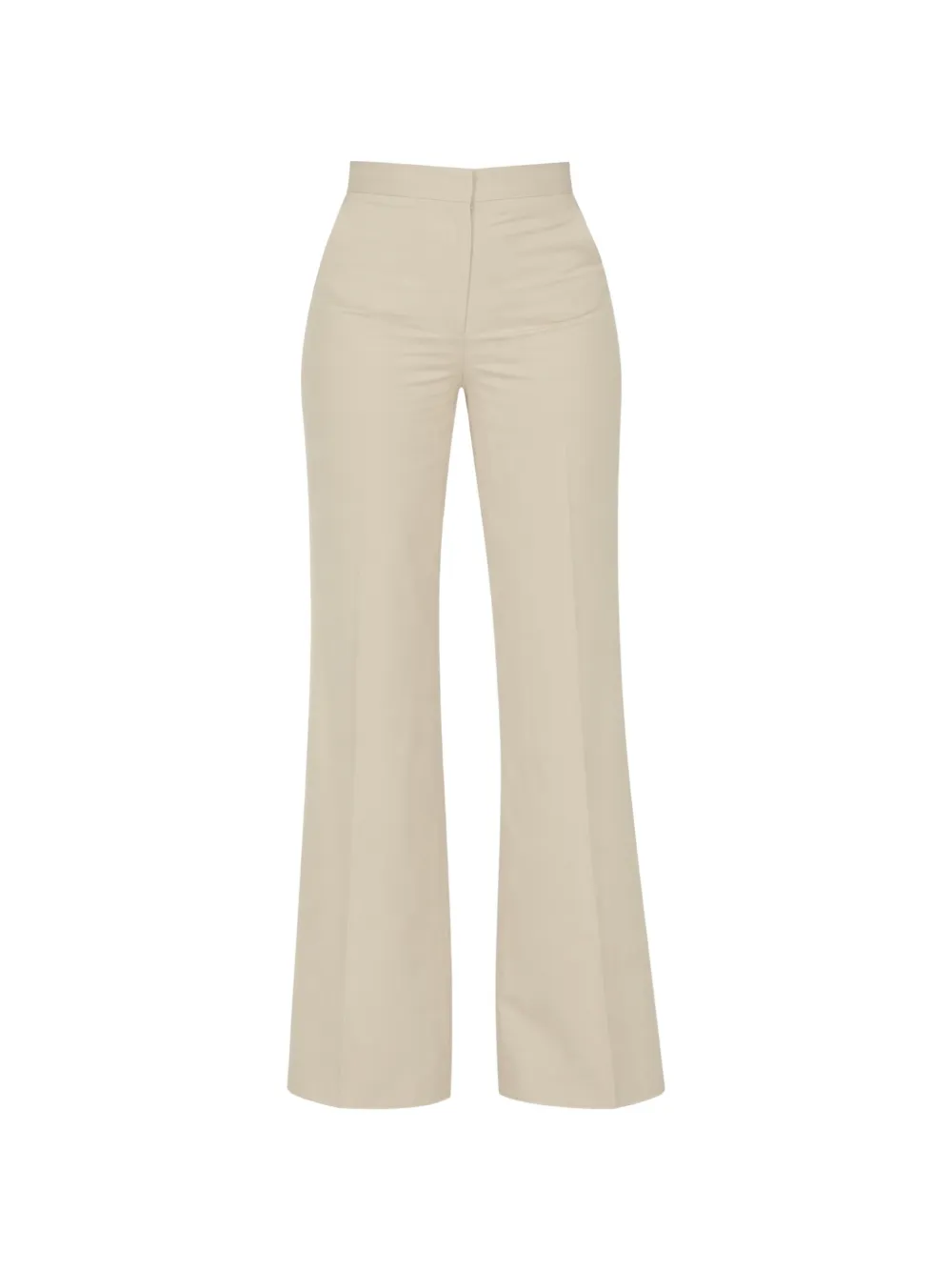 Stella McCartney pressed-crease flared trousers