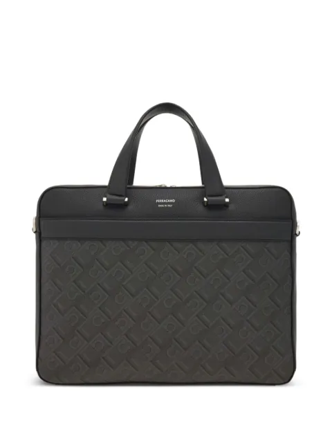 Ferragamo monogram top handl bag