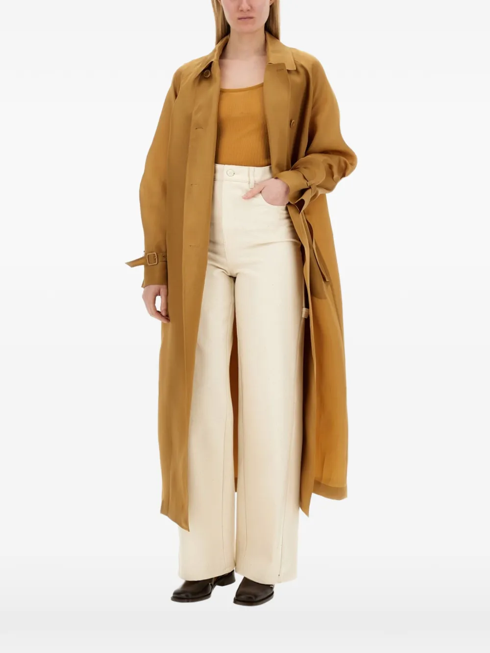 Max Mara double-breasted coat - Braun