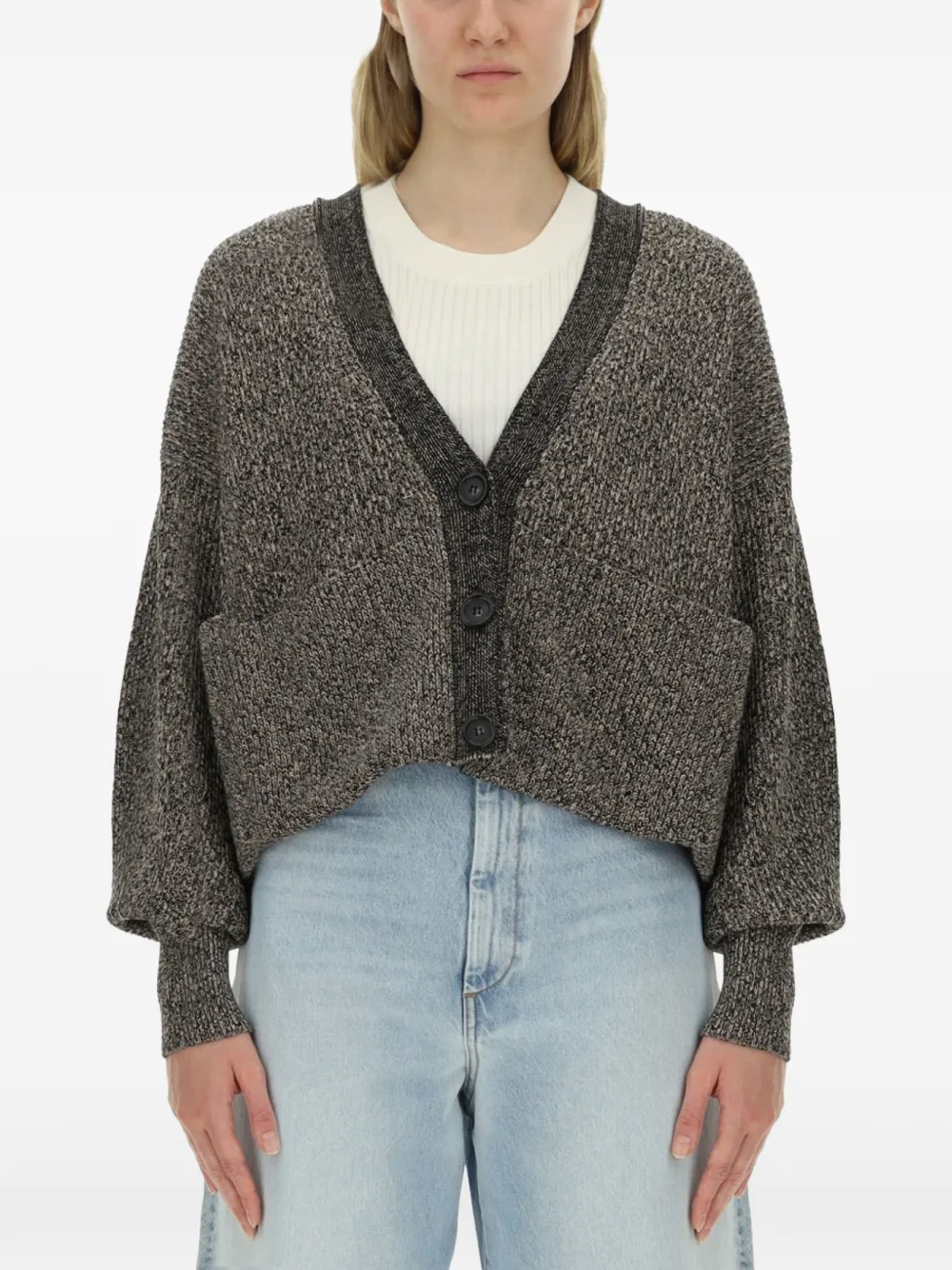 Sportmax Cardigan con tasche - Grigio