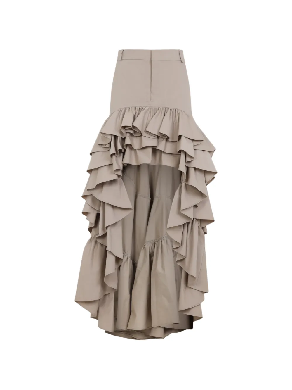 Moschino ruffled skirt - Toni neutri