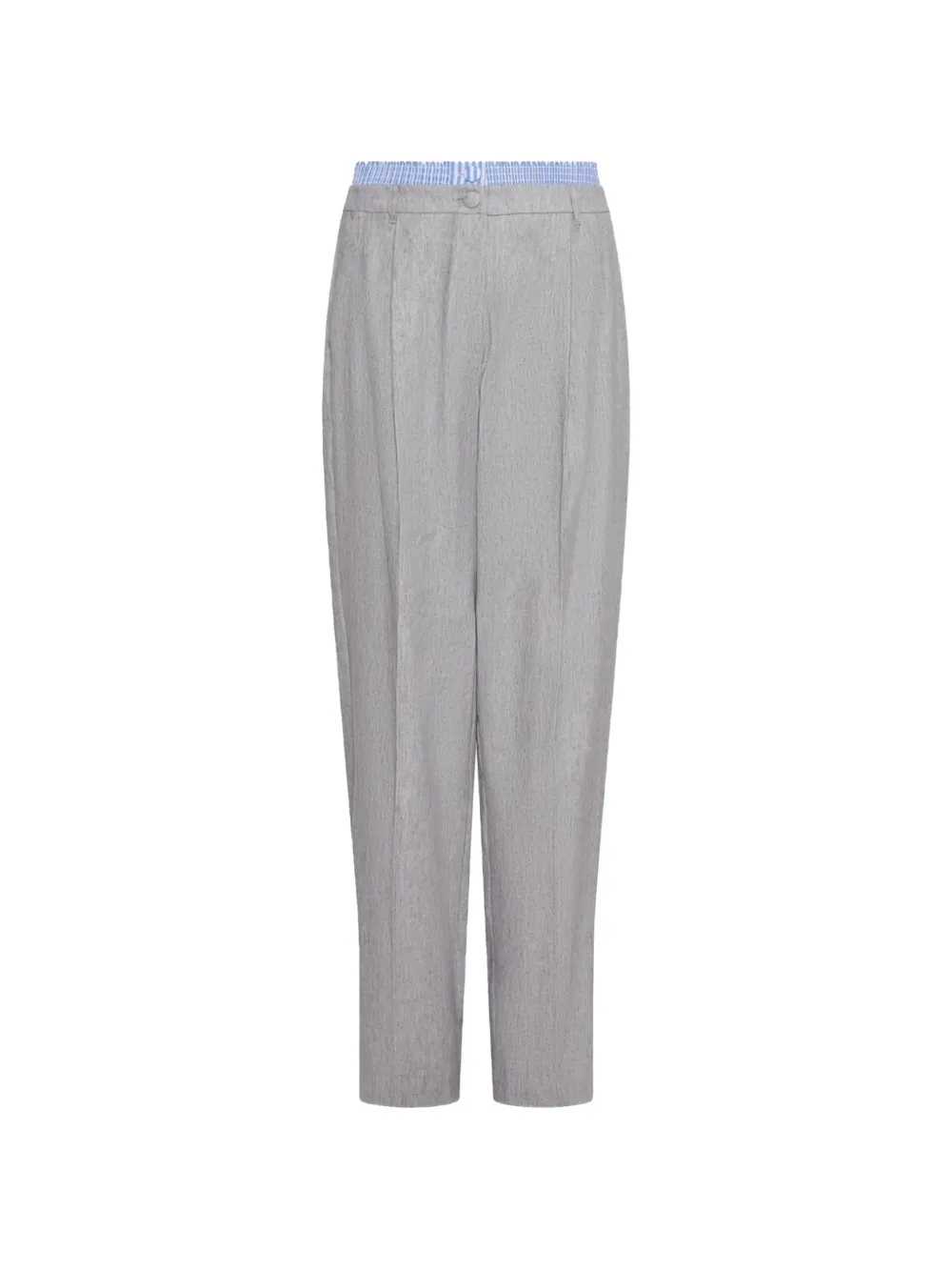 Marella pantalon à design plissé - Gris