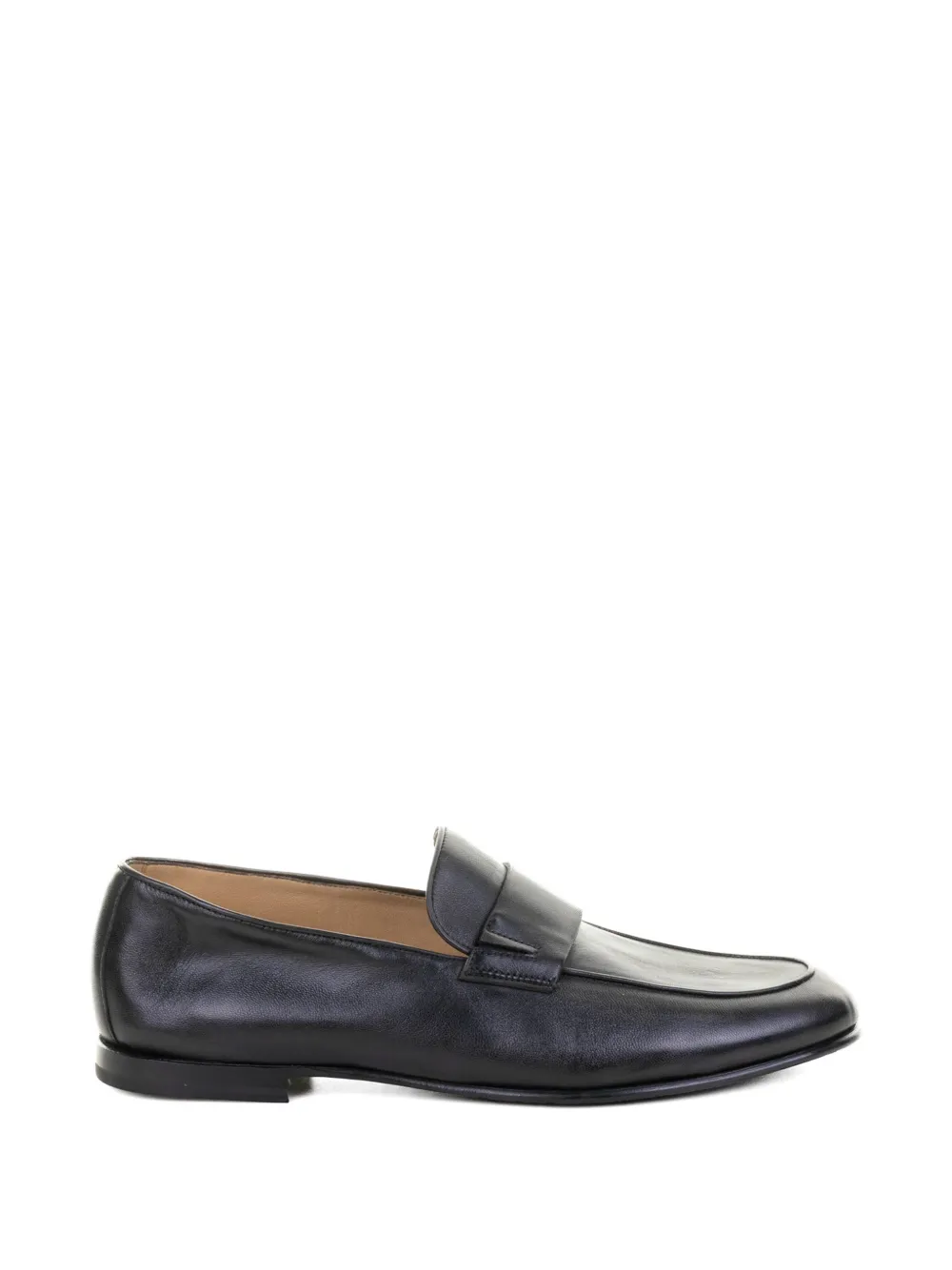 Neil Barrett round-toe Penny leather loafers - Nero
