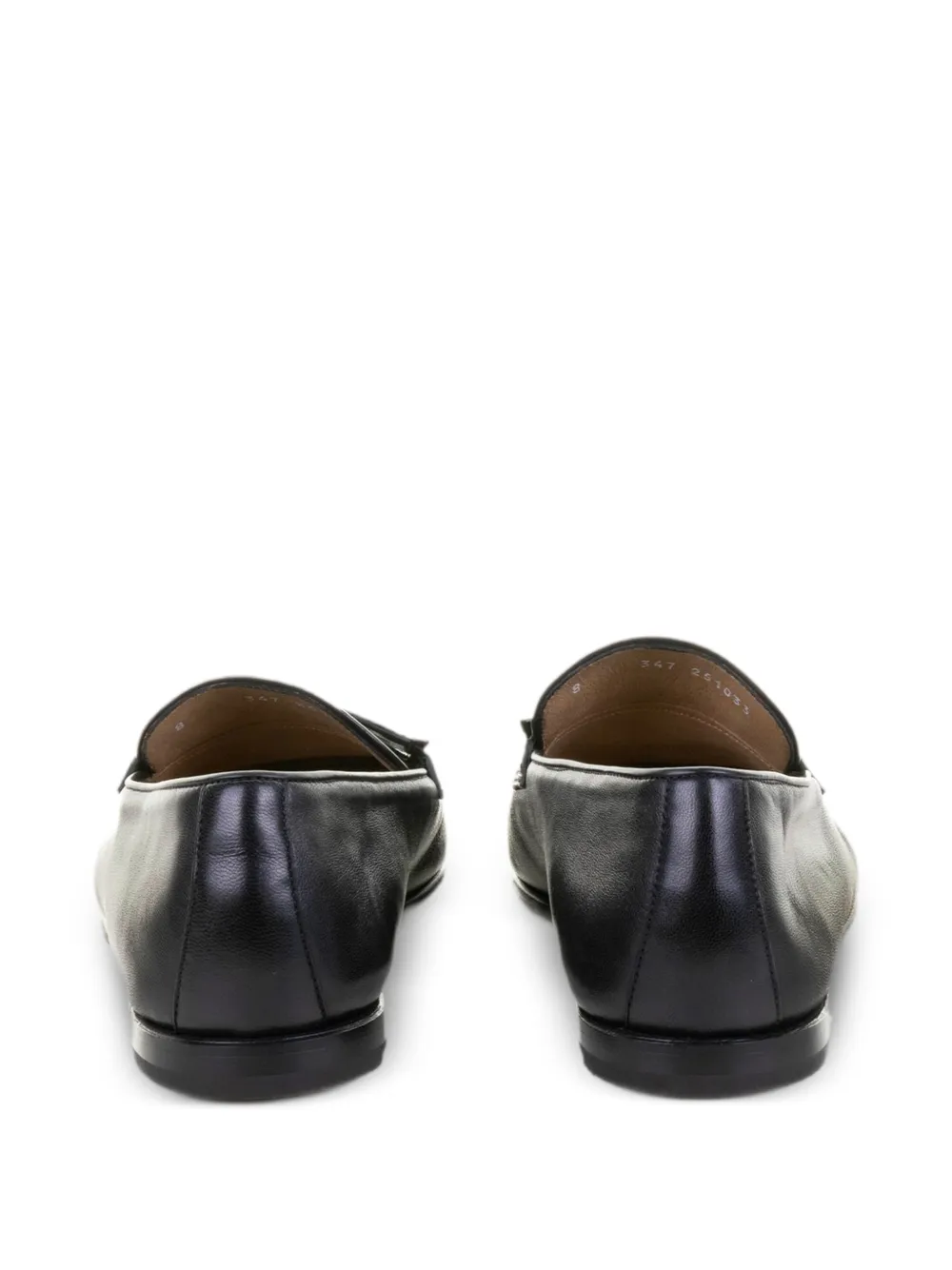  Neil Barrett Mocassins à Bout Rond Et Entaille Penny - Noir 