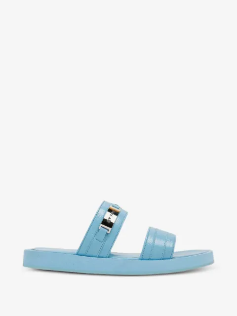 BY FAR grained leather sandals