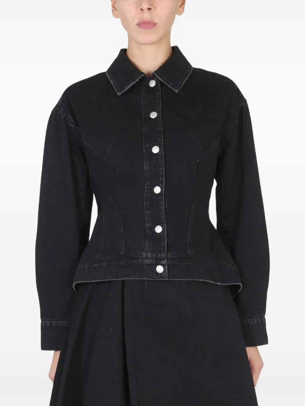 Alexander McQueen Giacca denim - Nero