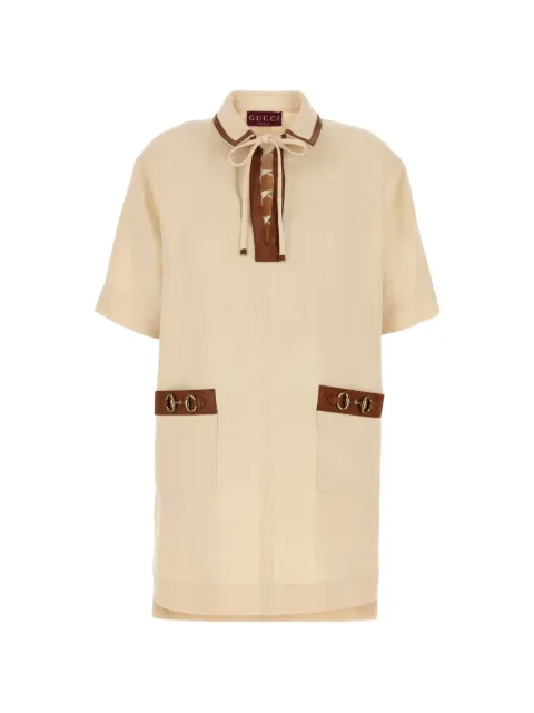 Gucci Horsebit-embellished mini dress